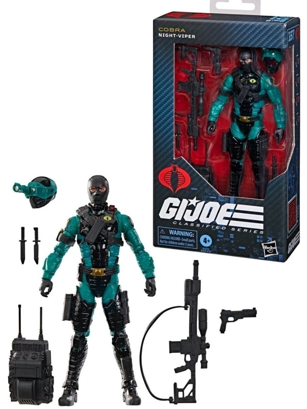 Hasbro G.I. Joe Classified Series #187 Cobra Night Viper 6-Inch Action Figure